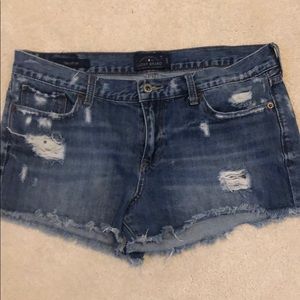 Distressed Cut Off Lucky Shorts